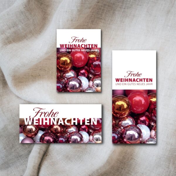 Kugelweihnacht Weihnachtskarte