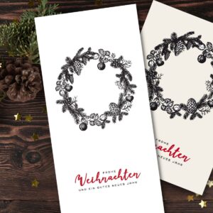 wk Weihnachtskranz Formate und Farben